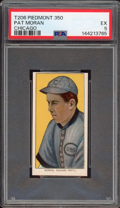 1909-11 T206 Piedmont 350 Pat Moran Chicago PSA EX 5