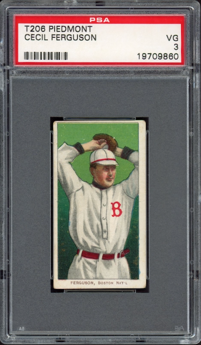 1909-11 T206 Piedmont Cecil Ferguson PSA VG 3