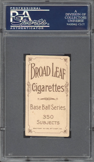 1909-11 T206 Broad Leaf 350 Bill Lattimore PSA GOOD 2