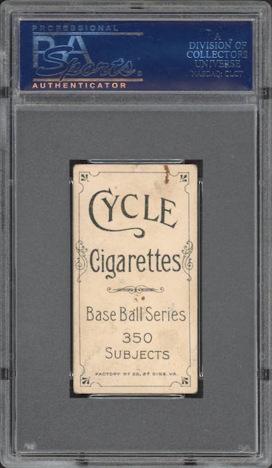 1909-11 T206 Cycle Dode Paskert PSA VG 3