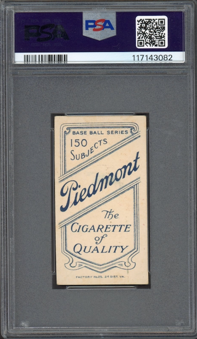 1909-11 T206 Piedmont 150 Charley O’Leary Portrait PSA EX 5