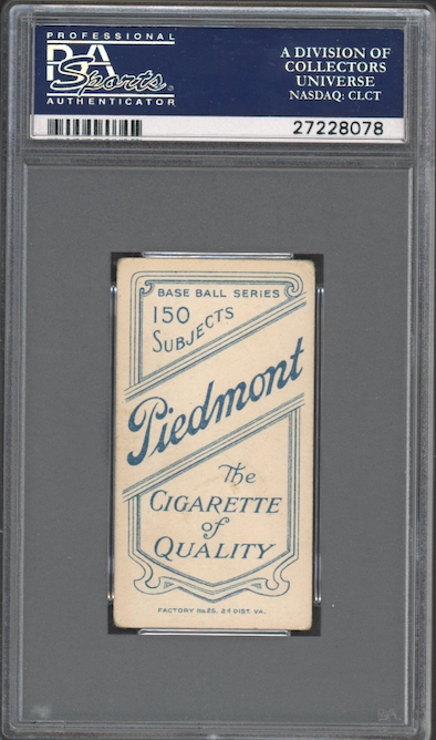 1909-11 T206 Piedmont 150 Claude Ritchey PSA VG 3