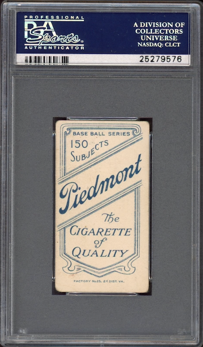1909-11 T206 Piedmont 150 Neal Ball New York PSA VG 3