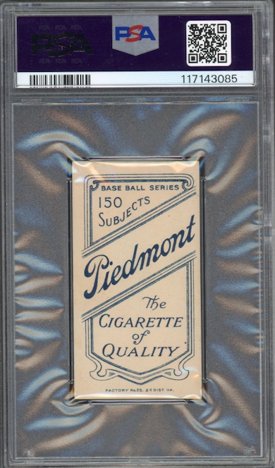 1909-11 T206 Piedmont 150 Orval Overall Portrait PSA EX 5