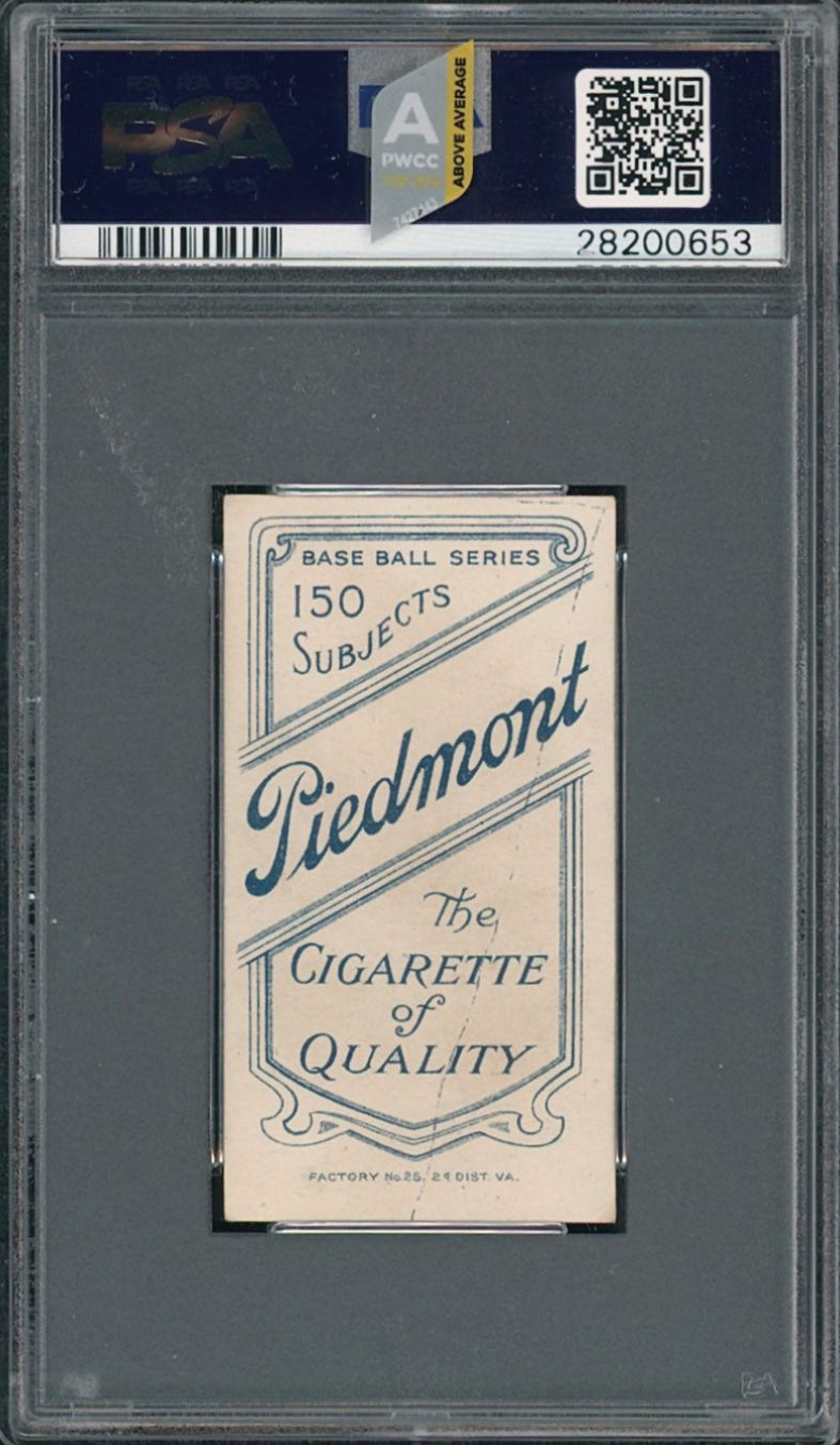 1909-11 T206 Piedmont 150 Ty Cobb Bat On Shoulder PSA EX+ 5.5