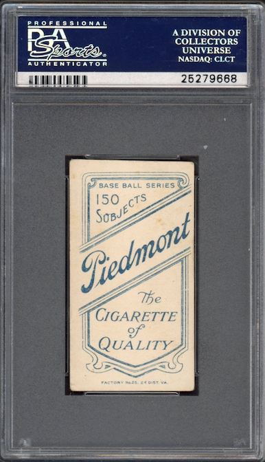 1909-11 T206 Piedmont 150 Wid Conroy Fielding PSA VG 3