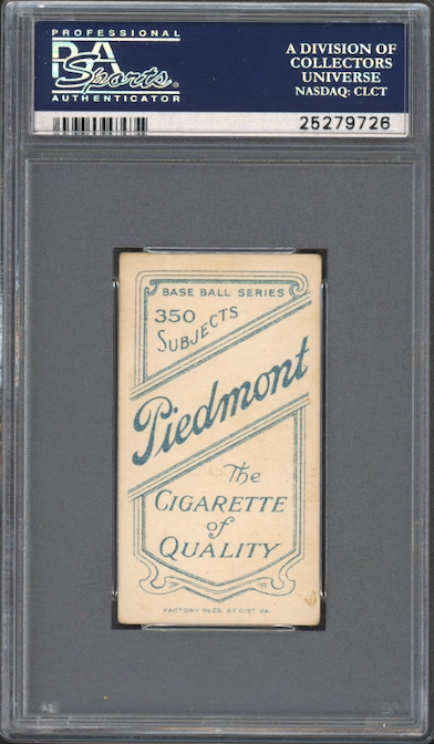 1909-11 T206 Piedmont 350 Bill Graham St. Louis PSA VG 3