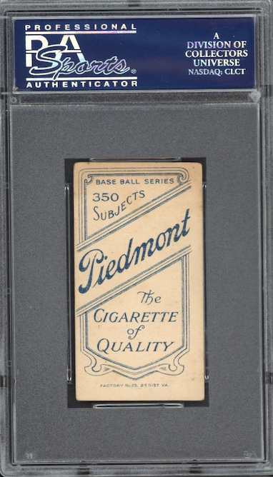 1909-11 T206 Piedmont 350 Clyde Milan PSA VG-EX 4