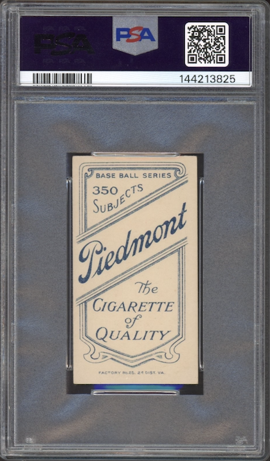 1909-11 T206 Piedmont 350 Clyde Milan PSA EX 5