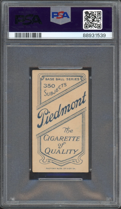 1909-11 T206 Piedmont 350 Fred Mitchell Toronto PSA VG-EX 4