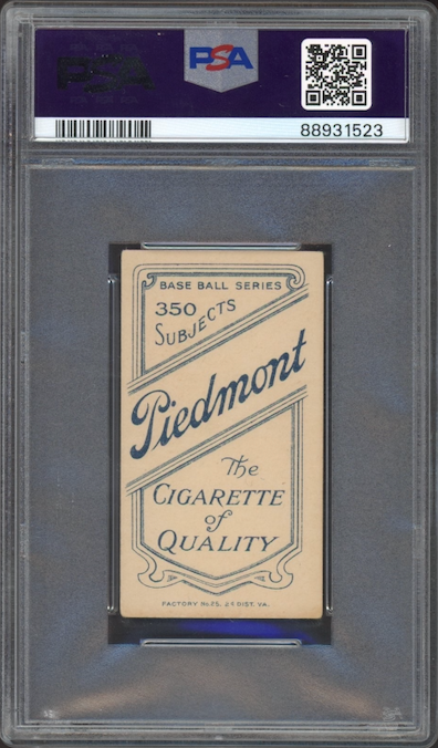1909-11 T206 Piedmont 350 Gus Dorner PSA VG-EX 4