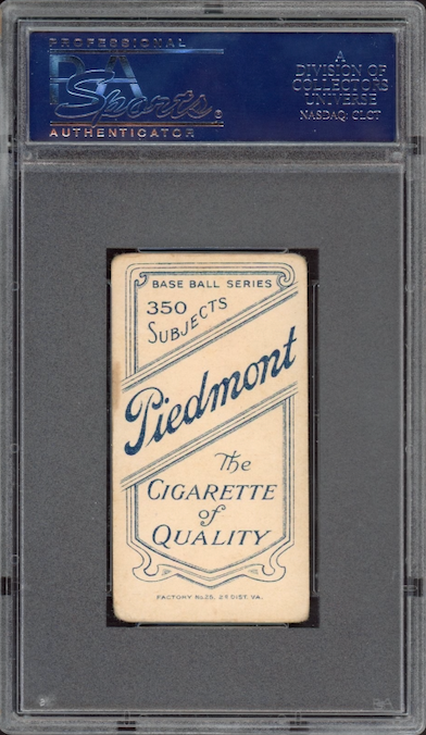 1909-11 T206 Piedmont Danny Hoffman St. Louis PSA VG 3