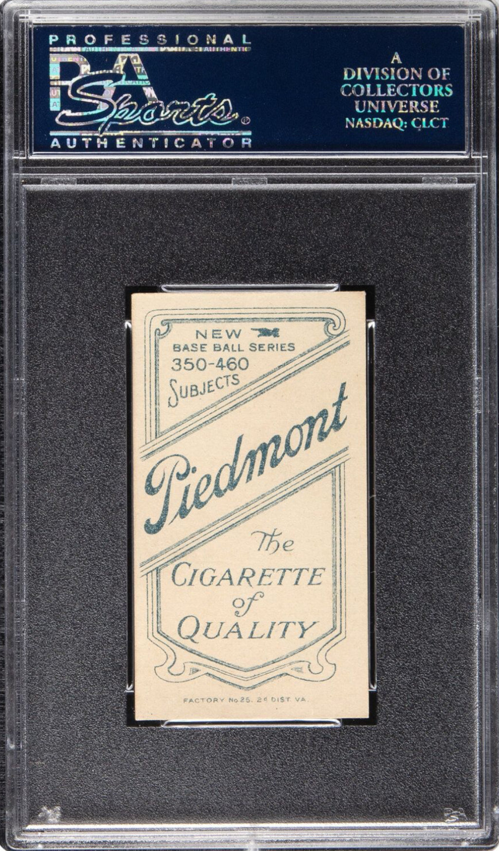 1909-11 T206 Piedmont Hugh Duffy PSA NM 7