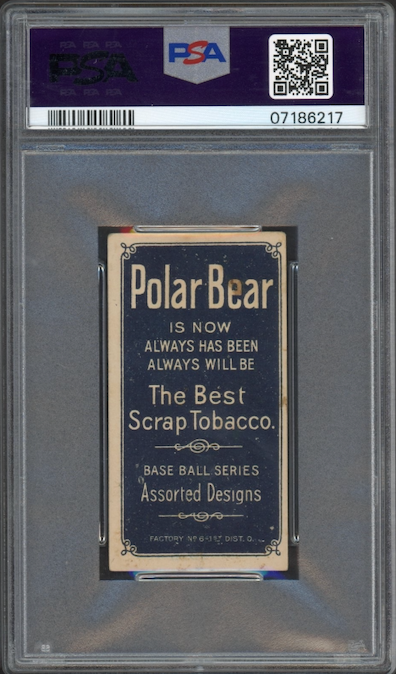 1909-11 T206 Polar Bear Ed Konetchy Glove Near Ground PSA EX 5