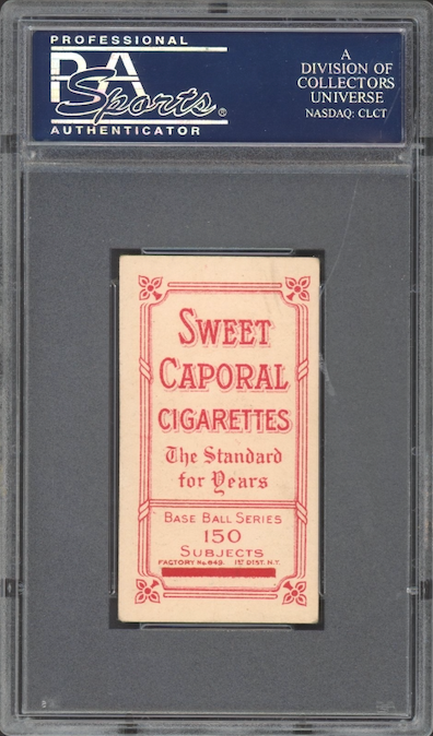 1909-11 T206 Sweet Caporal Boss Schmidt Throwing PSA VG 3