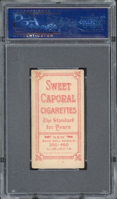 1909-11 T206 Sweet Caporal George Bell - Follow Through PSA VG-EX 4