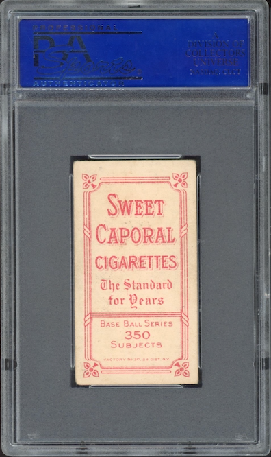 1909-11 T206 Sweet Caporal Joe Doyle - N.Y. Hands Above Head PSA VG-EX 4