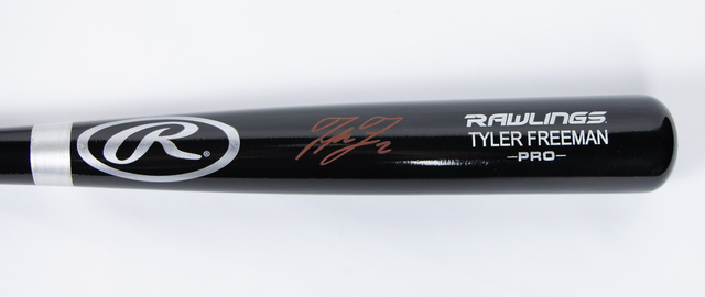 Tyler Freeman Signed Rawlings Bat (Colorado Rockies) - JSA Authenticated