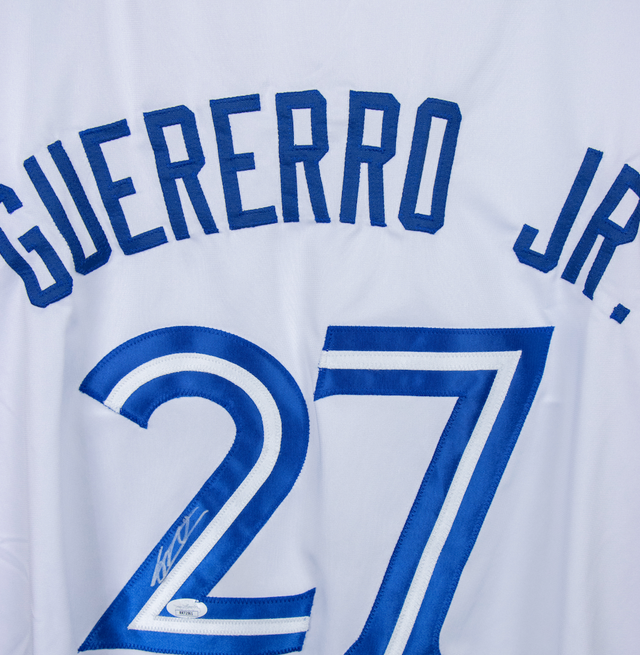 Vladimir Guerrero Jr. Signed Jersey (JSA Authenticated) and Signed Photo (Beckett Authenticated)