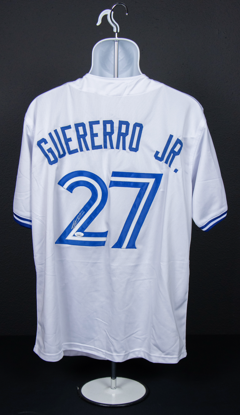 Vladimir Guerrero Jr. Signed Jersey (JSA Authenticated) and Signed Photo (Beckett Authenticated)
