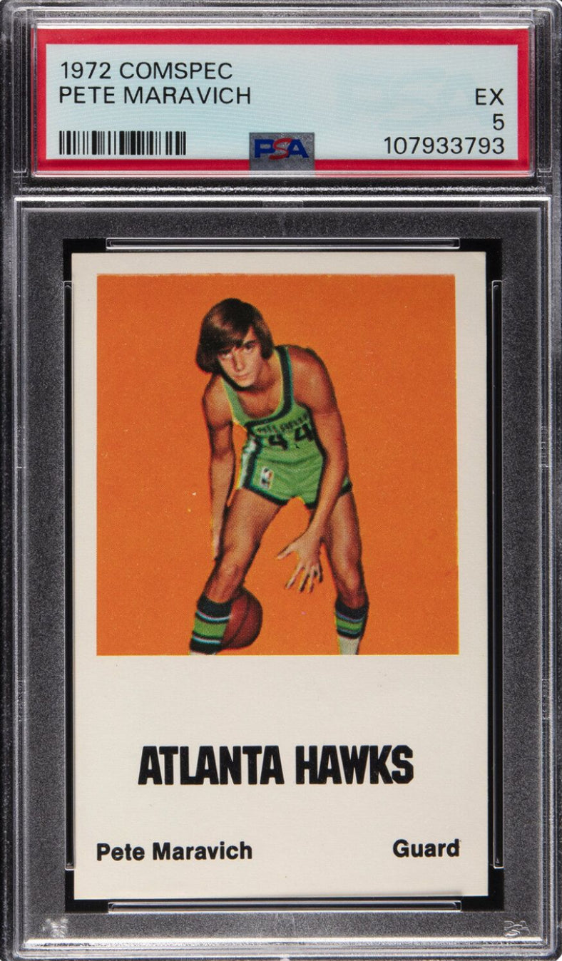 1972 Comspec Pete Maravich PSA EX 5