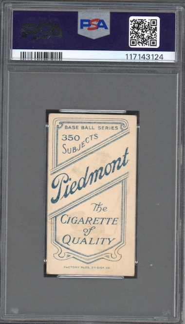 1909-11 T206 Piedmont 350 Fred Snodgrass PSA GOOD 2