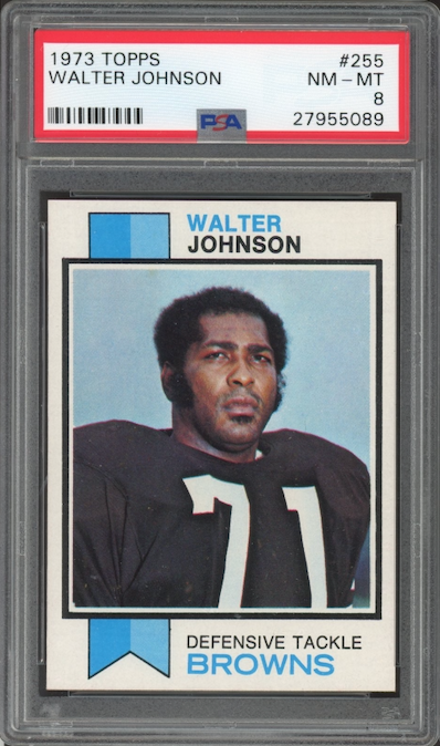 1973 Topps #255 Walter Johnson PSA 8