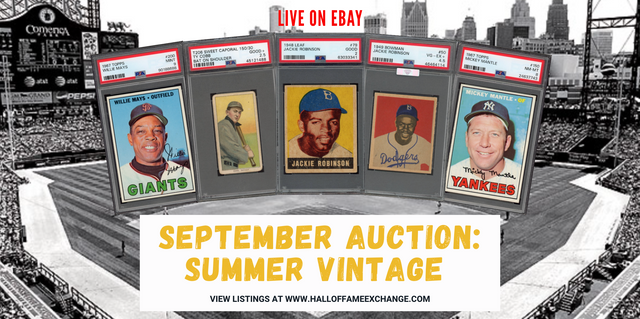September Auction - Summer Vintage