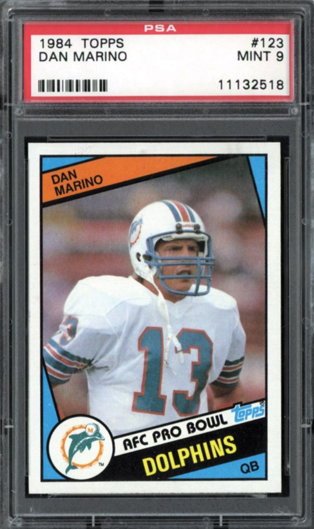 1984 Topps #123 Dan Marino PSA 9