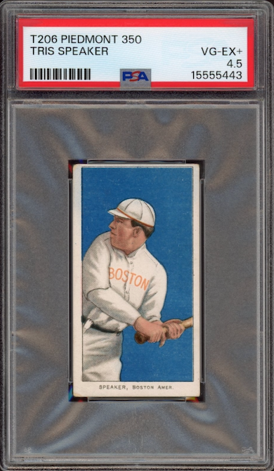 1909-11 T206 Piedmont 350 Tris Speaker PSA VG-EX+ 4.5