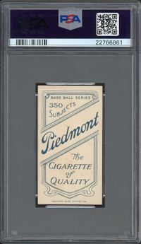 1909-11 T206 Piedmont 350 Nick Maddox PSA NM 7