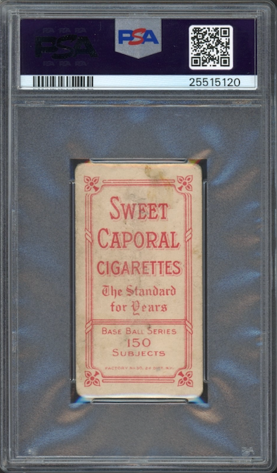 1909-11 T206 Sweet Caporal 150/30 Ty Cobb Portrait - Green PSA GOOD 2