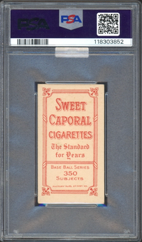 1909-11 T206 Sweet Caporal 350/25 Ty Cobb Portrait - Red PSA VG-EX+ 4.5 (MBA Silver)