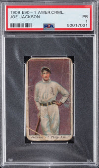 1909 E90-1 American Caramel Joe Jackson ROOKIE PSA PR 1