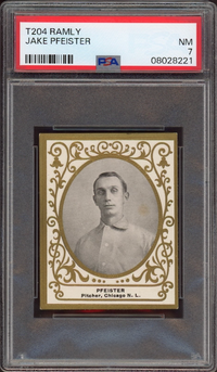 1909 T204 Ramly Jake Pfeister PSA NM 7