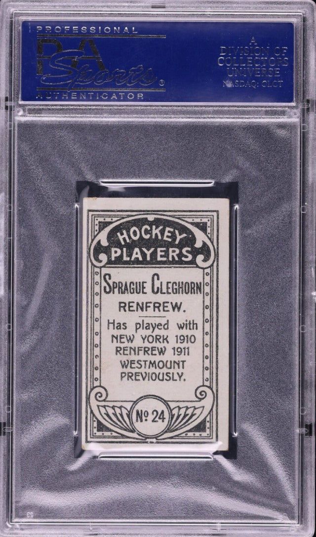 1911 C55 #24 Sprague Cleghorn PSA EX 5