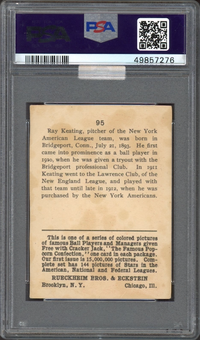 1914 Cracker Jack #95 Ray Keating PSA GOOD 2