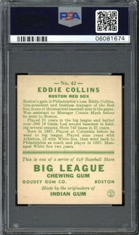 1933 Goudey #42 Eddie Collins PSA NM-MT 8