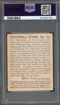 1935 National Chicle #24 Clarke Hinkle PSA GOOD 2