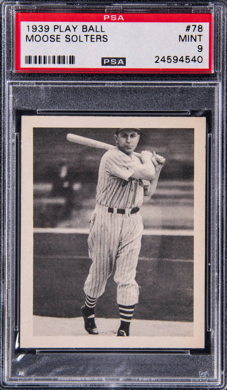 1939 Play Ball #78 Moose Solters PSA MINT 9