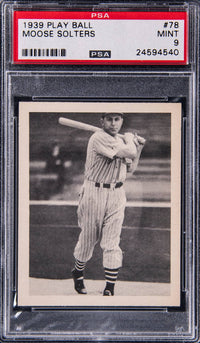 1939 Play Ball #78 Moose Solters PSA MINT 9