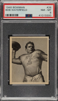 1948 Bowman #26 Bob Waterfield PSA NM-MT 8