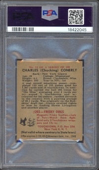 1948 Bowman #12 Charles Conerly ROOKIE PSA NM-MT 8