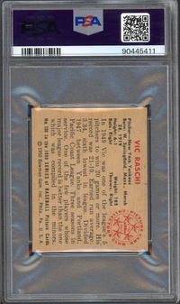 1950 Bowman #100 Vic Raschi PSA MINT 9