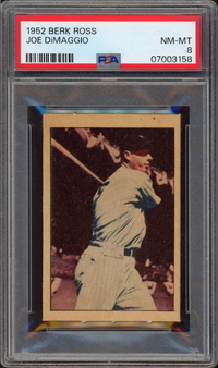 1952 Berk Ross Joe DiMaggio PSA NM-MT 8