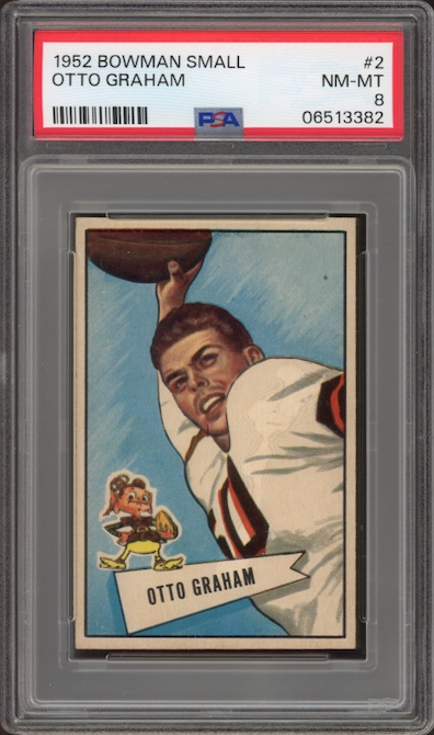 1952 Bowman Small #2 Otto Graham PSA NM-MT 8