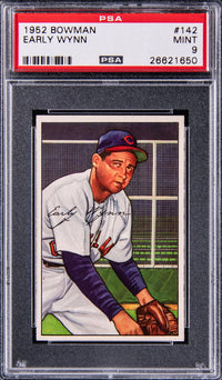 1952 Bowman #142 Early Wynn PSA MINT 9