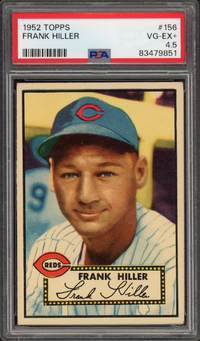 1952 Topps #156 Frank Hiller PSAVG-EX+ 4.5