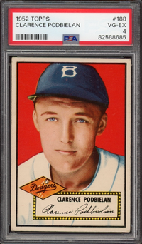 1952 Topps #188 Clarence Podbielan PSA VG-EX 4