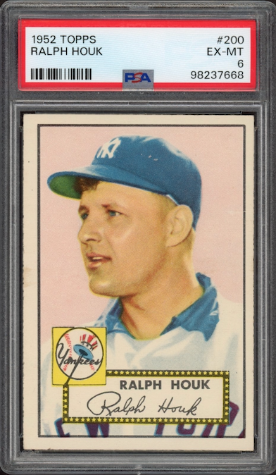 1952 Topps #200 Ralph Houk PSA EX-MT 6